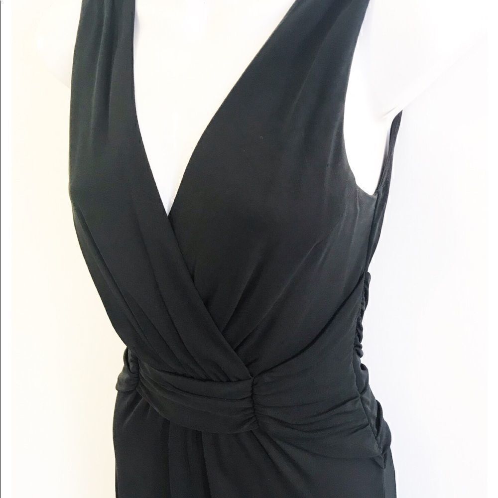 Banana Republic Black v-Neck Gown - Picture 5 of 7